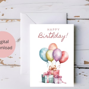 Alles Gute zum Geburtstagskarte, Geburtstagskarten, Geburtstagswünsche, digitaler Download, ausdruckbar, Cricut, Silhouette, DIY, DIY-Projekt, Geschenk