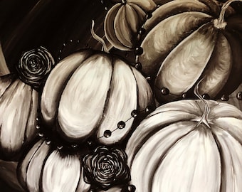 Impression de citrouille