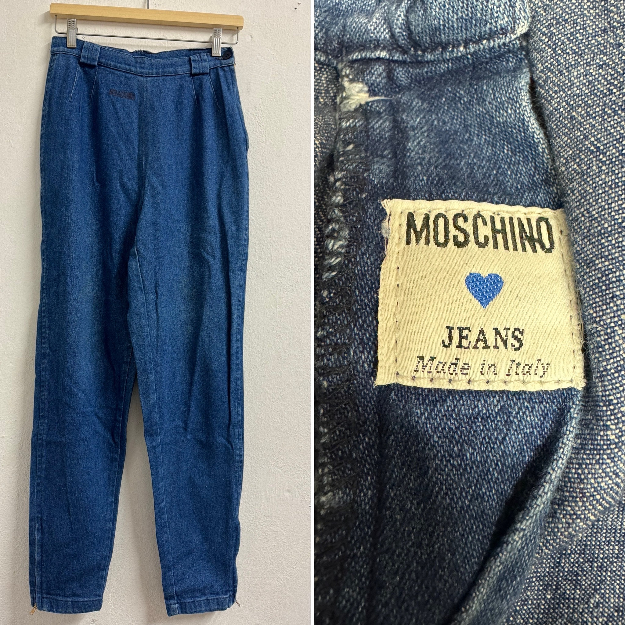 80s MOSCHINO JEANS vintage sweat shirt メンズ