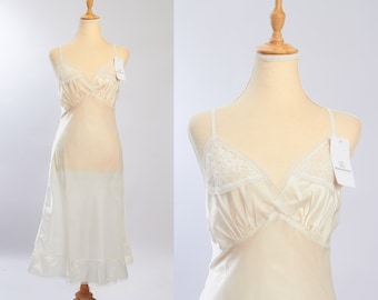 Slip dress 60s nightgown gown