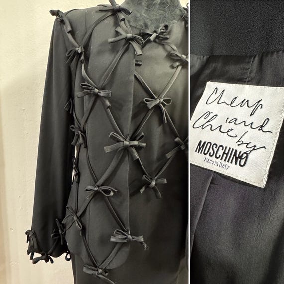 Moschino Cheap and Chic, MOSCHINO Cheap and Chic, 90s, abito e giacca