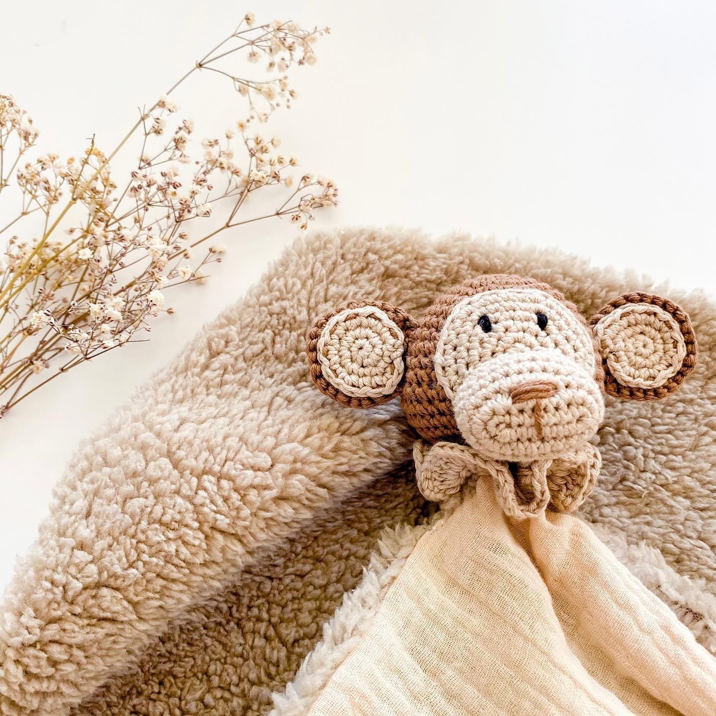 Monkey Comforter Etsy UK
