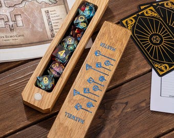 Personalized DND Dice Box, Dice Storage,Dragon Dice Box,Dungeons and Dragons,DND Gift,Dungeon Master Gift,Personalized Gift,Gift for Friends