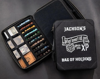 Personalized DND Bag of Holding, Dice Holder, Dungeons and Dragons, DND Gift,Personalized Gift,DND Player Gift,Gift for Him,Gift for Couples