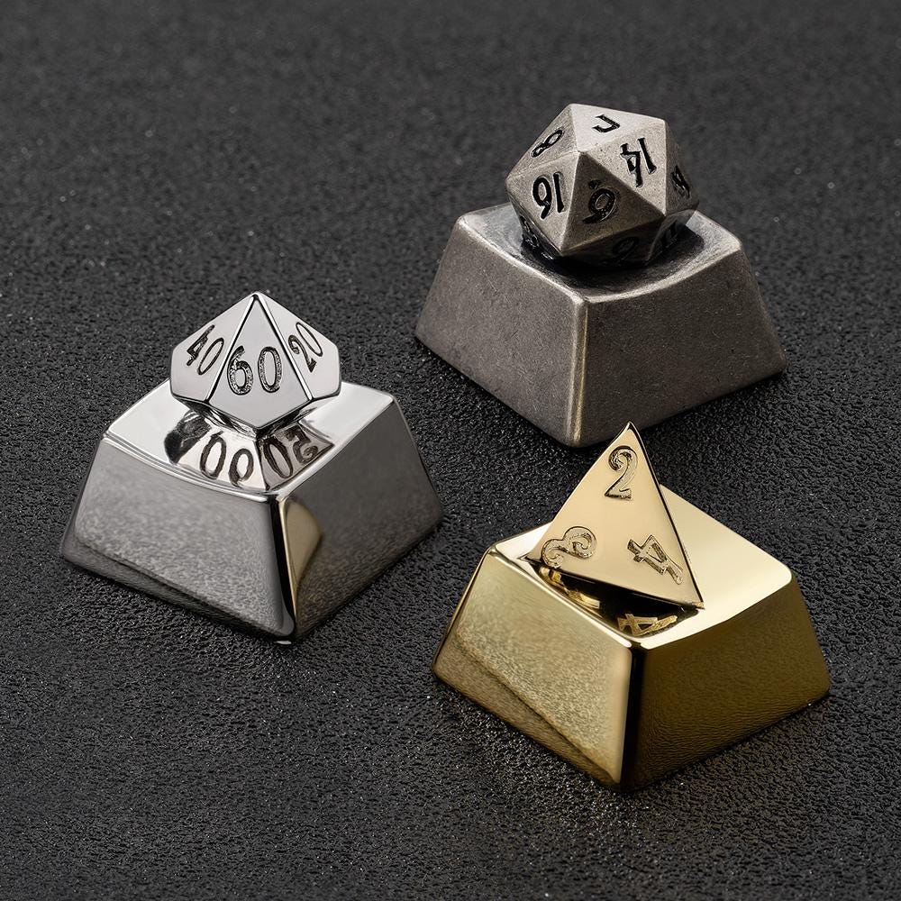 Personalized DND Dice Keycap, Dungeons and Dragons, DND Gift ...