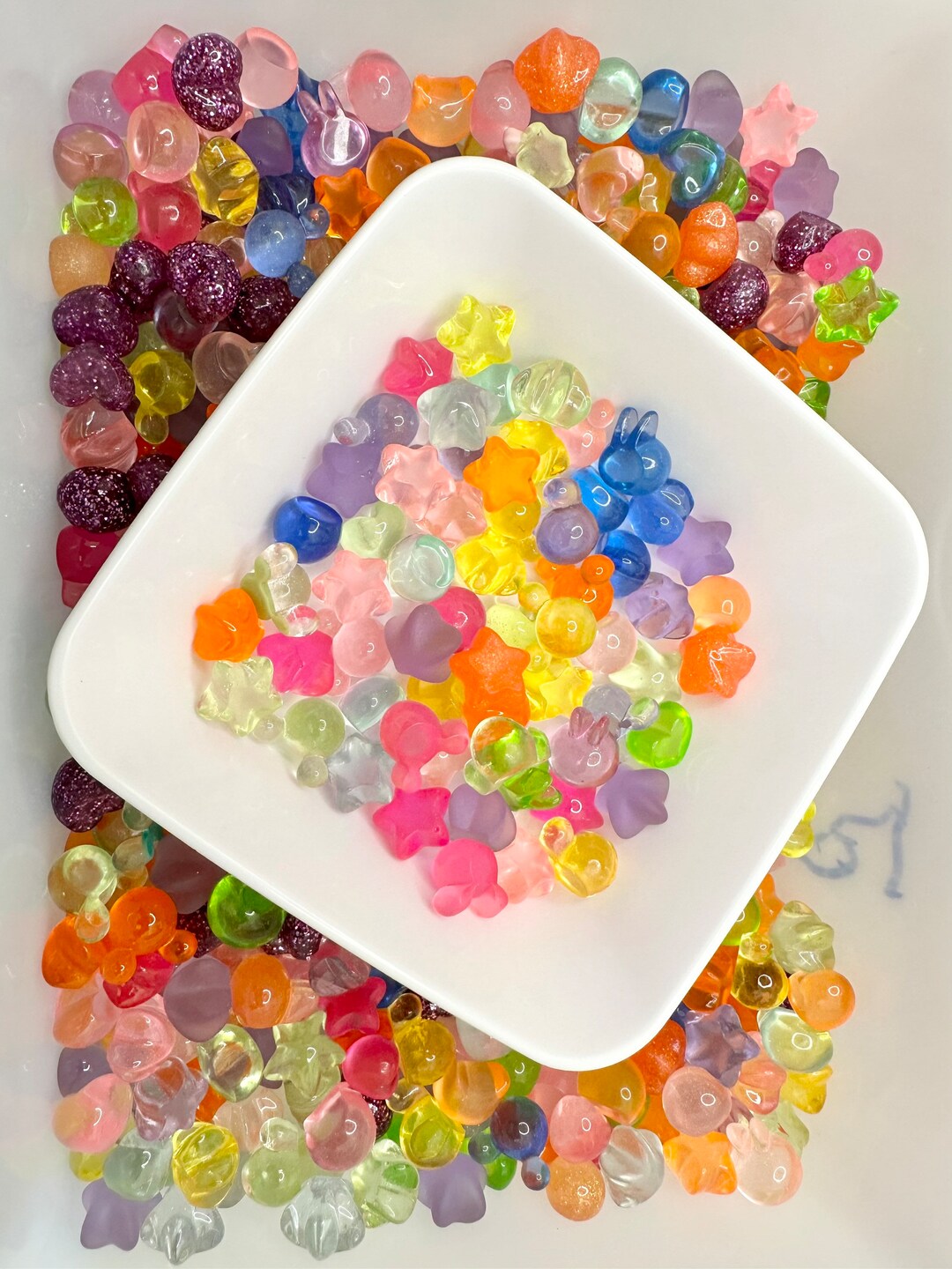 Cute Shining Cartoon Assortment Random Charms 3D Nail Art Mystery Box ...