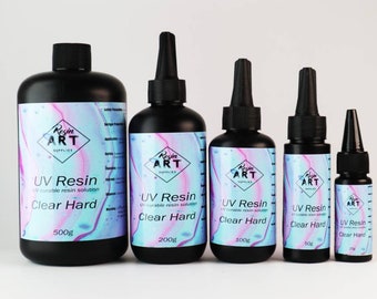 25g, 500g UV Resin, Ultraviolet Curing Resin, Fast Curing Resin, UV Resin Starter Kit, 25g, 30g 50g, 60g, 100g, 200g Resin Craft Supplies