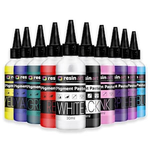 Resin Art® Red pigment paste for epoxy resin, resin pigment, resin dye, resin colours, resin supplies, epoxy pigment paste, uv resin pigment