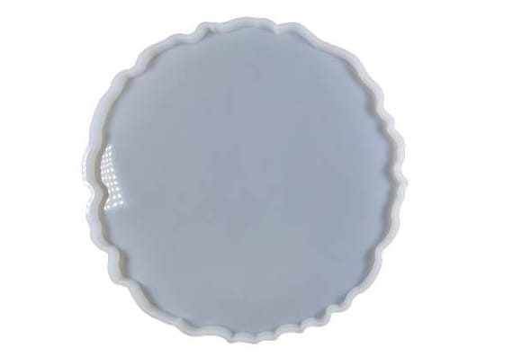 Silicone Resin Molds Round Tray Molds Resin Serving Tray for Epoxy
