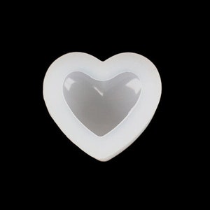 3D Heart Silicone Mold-heart Keychain Resin Mold-heart Candle Mold-silicone  Mold for Heart-diy Aromatherapy Plaster Mold-epoxy Resin Mold 