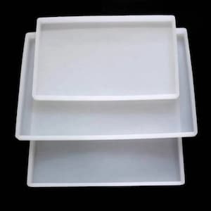 Large Rectangle Square Tray Resin Silicone Mould