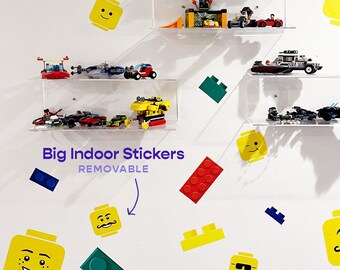 BIG Custom Clear Window Stickers | Vinyl Decals | Permanent | 12 Inch ...