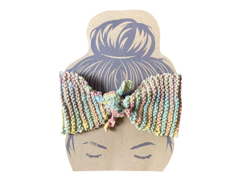 Printable Headband Display Card, Messy Bun Ladies Head, Download PDF ...