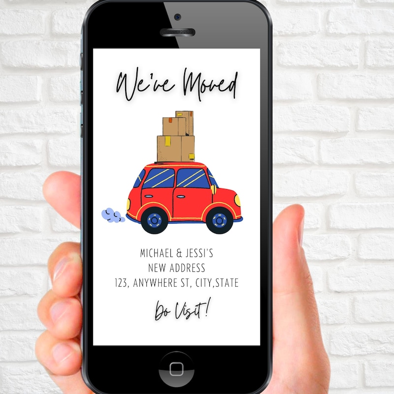 Weve Moved Cards - Etsy