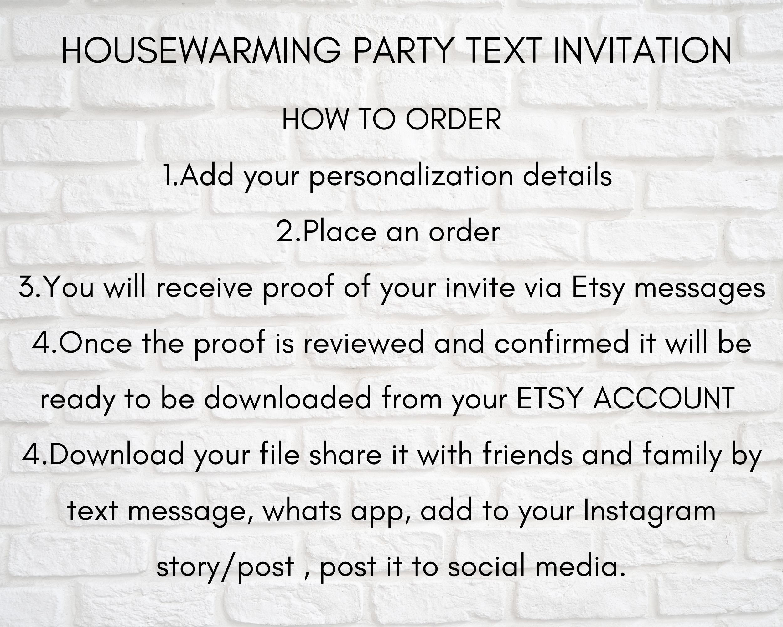Housewarming Invitation Drinks Are on the House Party Invite Etsy
