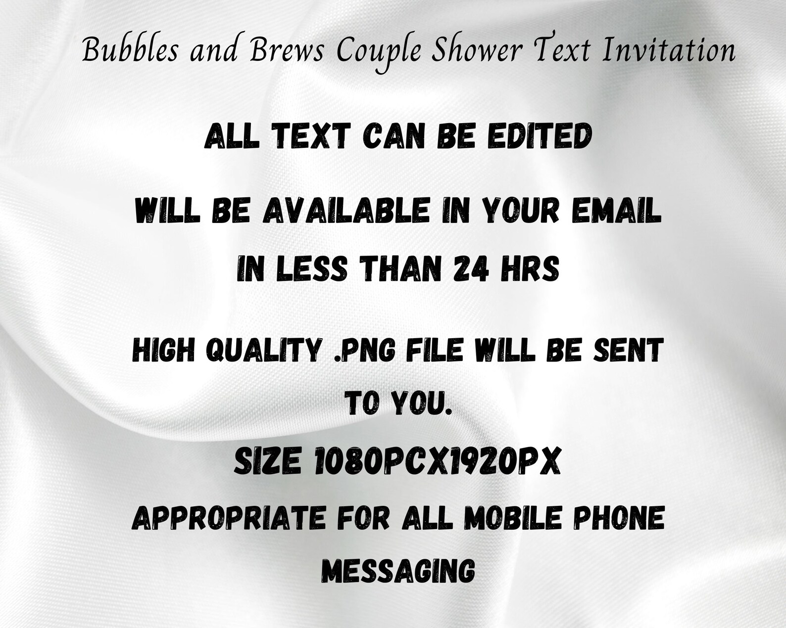 Shower Reply Message Couple Shower Text Invitation, Greenery Bubbles, and Brews Before I Do ...