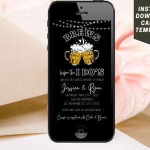 Cervejas antes de eu fazer convite para chá de casal, convite para cerveja, texto para chá de casal Evite, convite para festa de noivado, bebidas para chá de casal