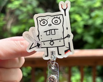 Occupational Therapy Cartoon Doodle Badge Reel