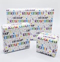 2 Sheets On Your Retirement Unisex Multi Colour White Wrapping Paper Gift Wrap Male Female Attractive Giftwrap
