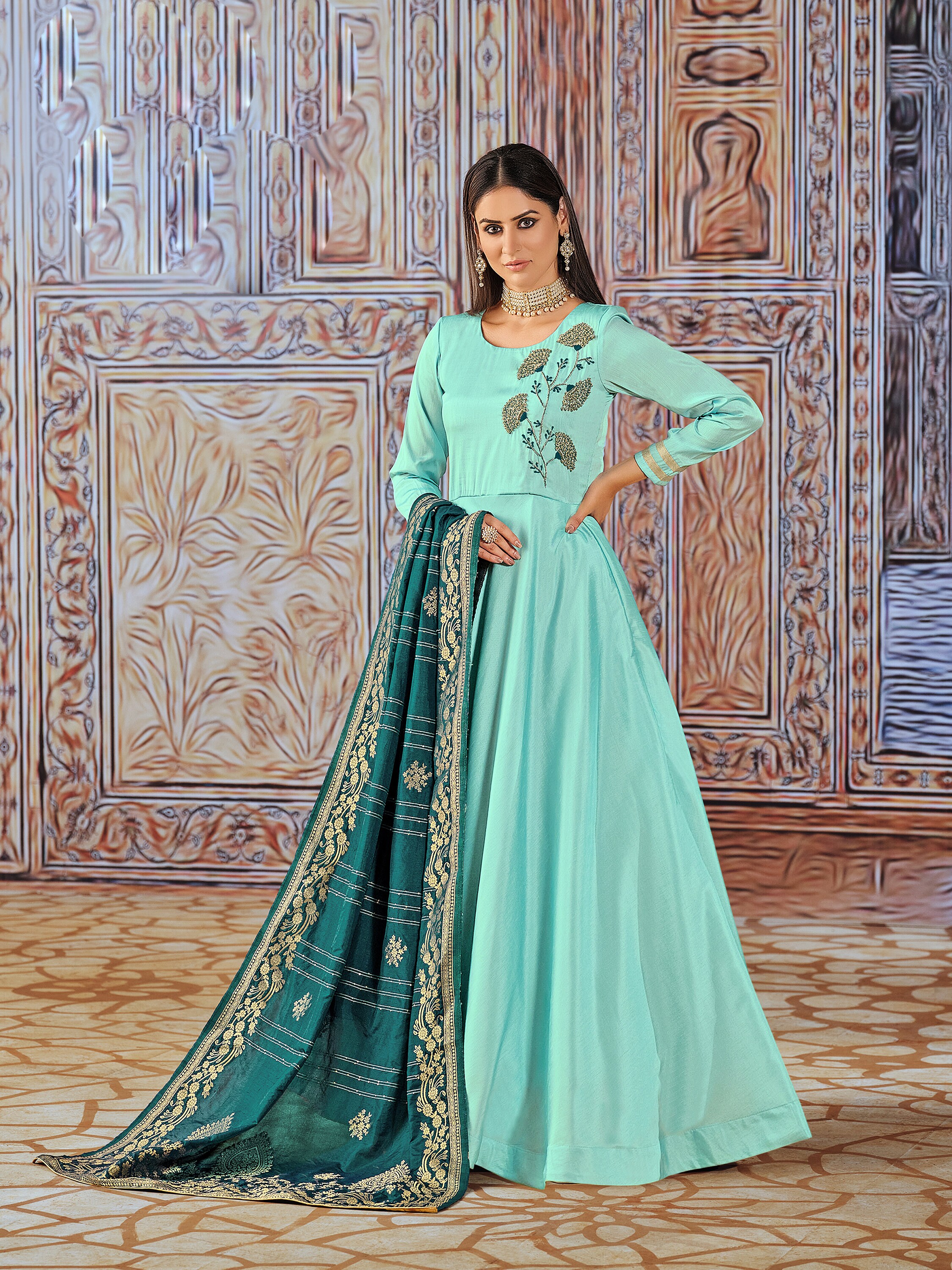 Banarasi Gown - Etsy Singapore