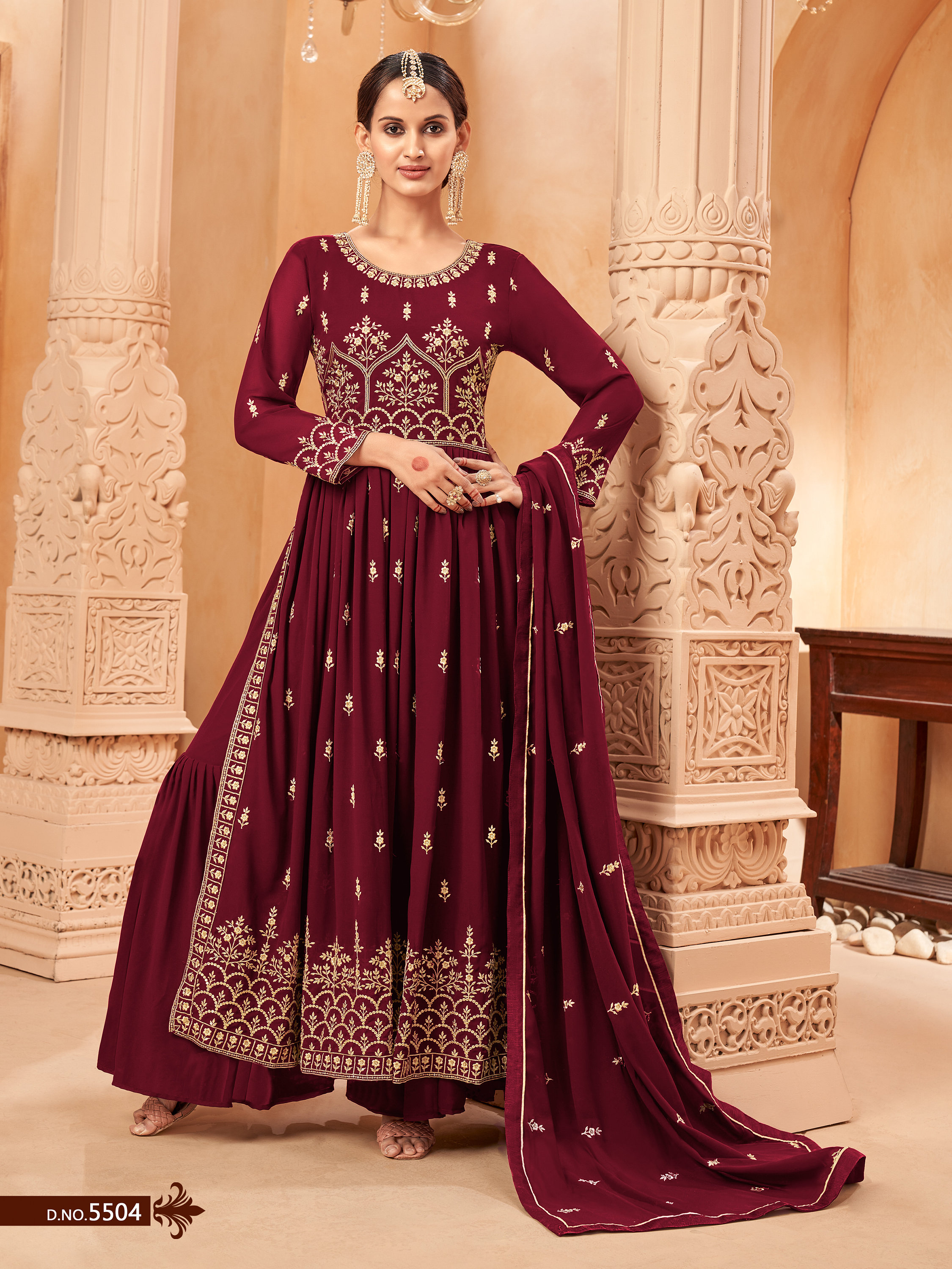 Indian Nyra Cut Embroidered Readymade Suits Etsy Australia