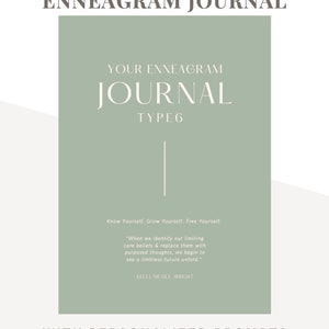Your Enneagram Journal, Enneagram Type 6, Personalized Journal, Journal Prompts, Planner, Vision Casting, Limiting Beliefs, Gospel Enneagram