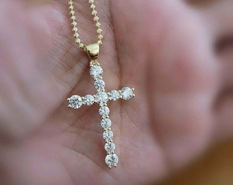Mens Diamond Cross | Etsy Singapore