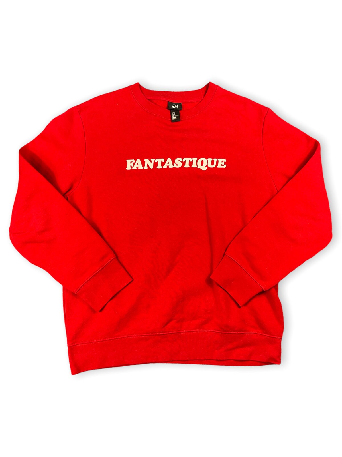 H&M Fantastique Red Sweater Medium - Etsy
