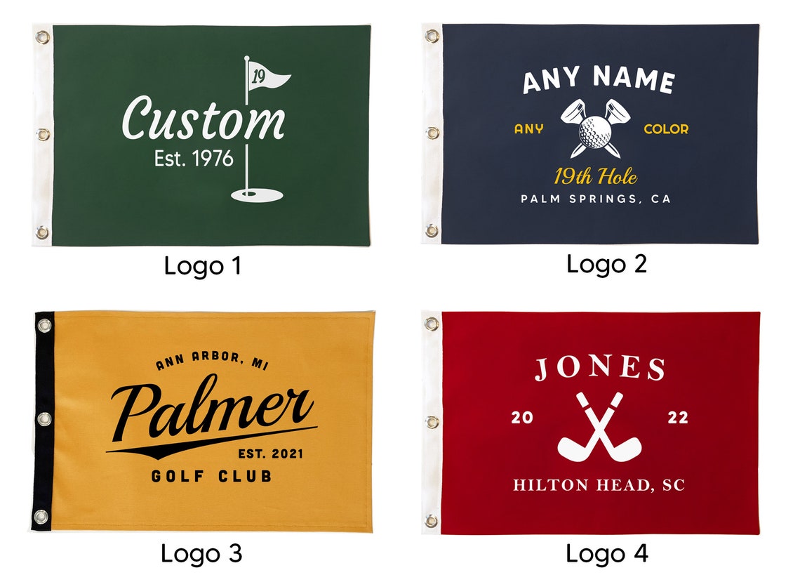 Custom Golf Pin Flag Etsy