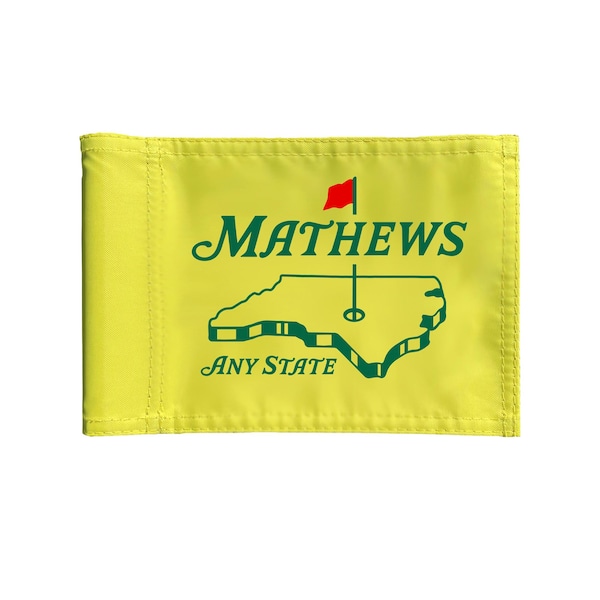 Custom Golf Flag - Mini Putting Green Size - 6" x 9"