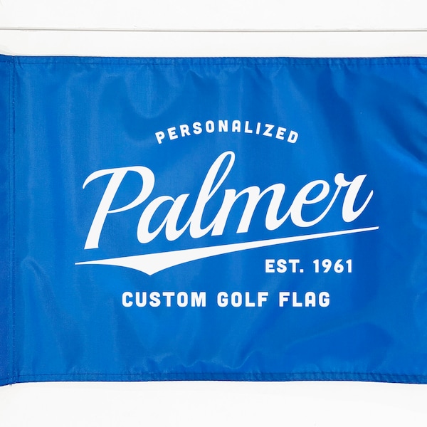 Custom Golf Flag Pin Etsy