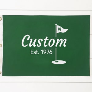 Custom Indoor Golf Pin Flag - 12&quot; x 18&quot;