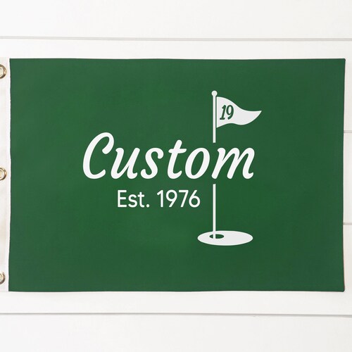 Custom Golf Pin Flag Etsy