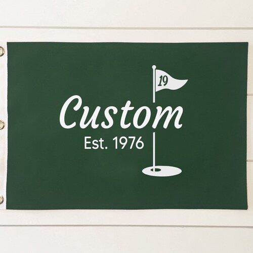 Custom Golf Pin Flag Etsy