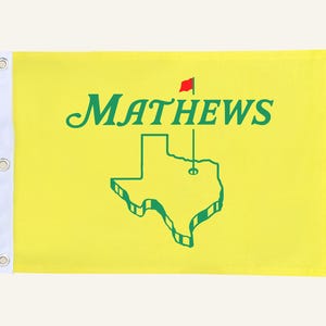 Personalized State Golf Flag - Large - ANY STATE