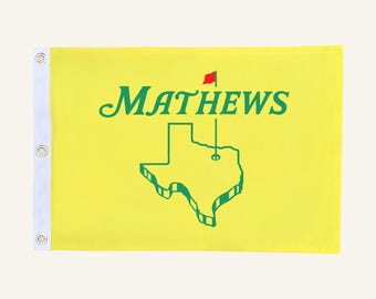 Personalized State Golf Flag - Large - ANY STATE