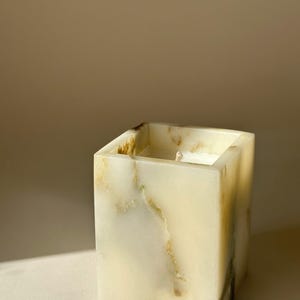 Marble candle