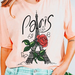 Unisex Eiffel Tower Paris Souvenir shirt, Paris Shirt, France Shirt, France Souvenir Shirt, Vacation Paris Shirt, Paris Travel Shirt