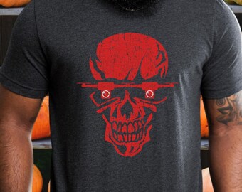 Unisex Drone Pilot Halloween shirt, Drone Shirt, Skull Shirt, Drone Halloween Shirt, Quadcopter Drone Shirt, Drone Pilot Shirt