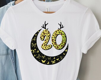 20th Birthday Christmas Shirt, Twenty Birthday Shirt, Christmas Gift for 20th Birthday, It's My 20th Birthday Shirt, Butterfly Birthday Tee