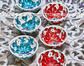 Ceramic Mini Bowl Set 6 Pieces 5cm - 2 