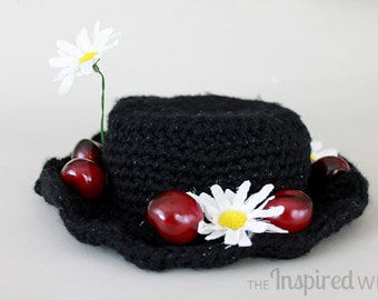 Mary Poppins Hat Crochet Pattern: Digital Download Only