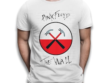 Pink Floyd T Shirt The Wall Hammers Logo Official Mens Black Classic Rock Merch