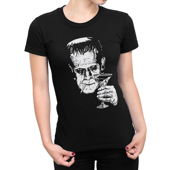 Retro Frankenstein T shirt Men s Women s All Sizes hm 353 Etsy