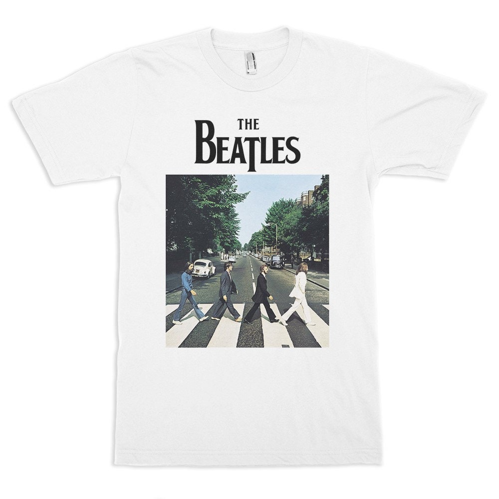Beatles Sizes Abbey All Women\'s The T-shirt, hm-314 - Road Men\'s Etsy