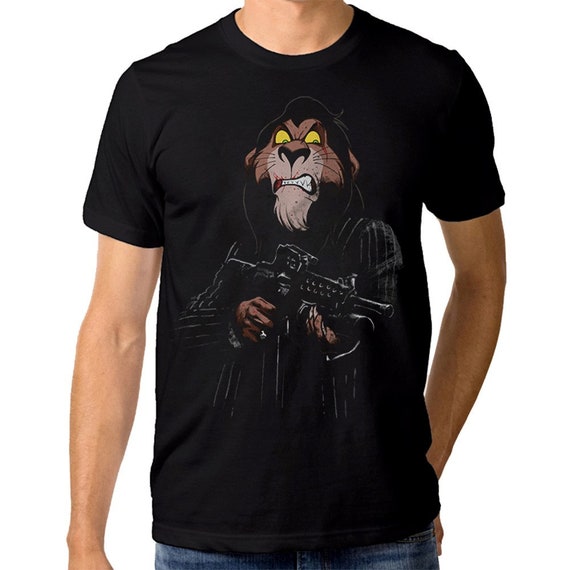 Scar as Scarface Funny T shirt the Lion King Tee Men s Women s
