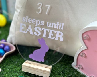 Easter countdown sign