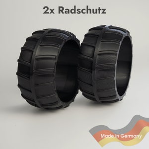 2x Radschutz für Worx Landroid - L1500 L2000 |フロントラード