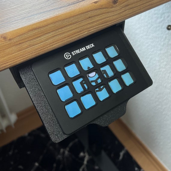 Stream Deck MK.1 MK.2 Under Desk Mount Stream Deck Slide Out 15