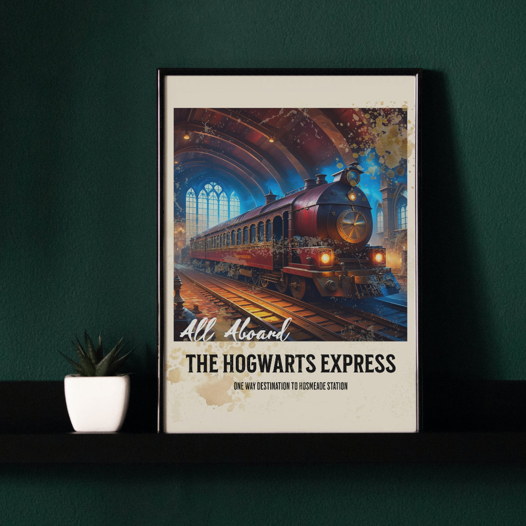Hogwarts Express poly Paper Photography Backdrop Prop -  Israel